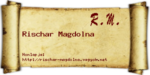Rischar Magdolna névjegykártya